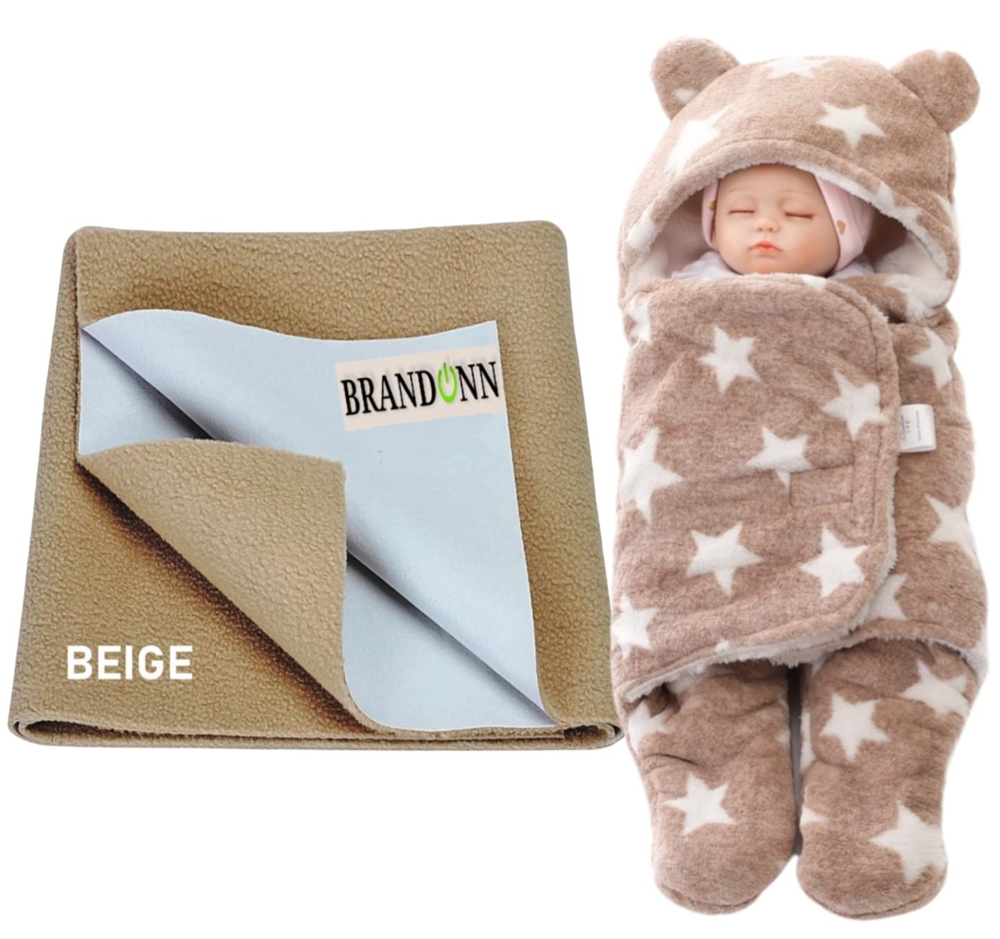 First Kick New Born Baby Gift Set Combo Pack for Baby Boys and Baby Girls Pack of 2 Pcs Star Beige First Kick New Born Baby Gift Set Combo Pack for Baby Boys and Baby Girls Pack of 2 Pcs Star Beige