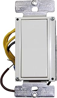 LIGHTOLIER EM-4-W Wall Switch Master 120VAC 60HZ White