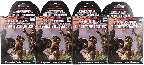 WizKids D&D Icons of the Realms Phandelver and Below The Shattered Obelisco - 8 unidades de mazmorras y dragones de ladrillo de refuerzo en miniatura WizKids D&D Icons of the Realms Phandelver and Below The Shattered Obelisco - 8 unidades de mazmorras y dragones de ladrillo de refuerzo en miniatura