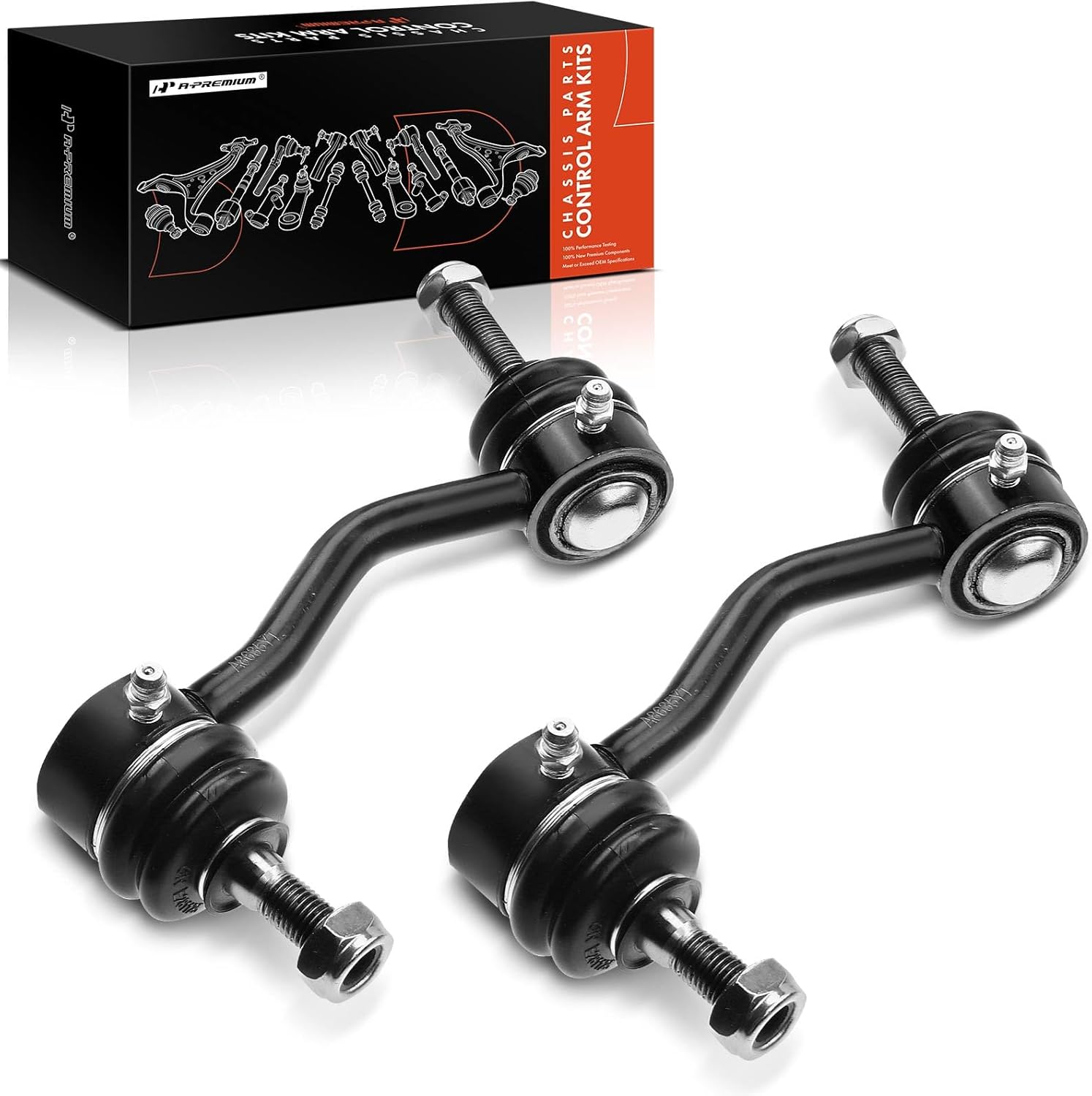 A-Premium 2 x Front Sway Bar Links Stabilizer Bar Links, Compatible with Ford Thunderbird 1993-1997, Lincoln Mark VIII 1993-1998, Mercury Cougar 1993-1997