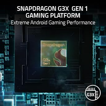 Razer Edge - Android Gaming Handheld with Kishi V2 Pro Controller (Qualcomm Snapdragon G3X Gen 1, 6.8” 144Hz AMOLED FHD+ Touchscreen Display, HyperSense Haptics, PC, Xbox, and Cloud Gaming) Black