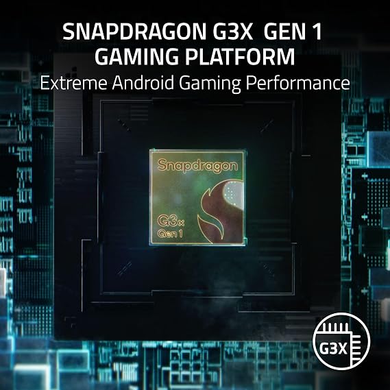 Razer Edge - Android Gaming Handheld with Kishi V2 Pro Controller (Qualcomm Snapdragon G3X Gen 1, 6.8” 144Hz AMOLED FHD+ Touchscreen Display, HyperSense Haptics, PC, Xbox, and Cloud Gaming) Black