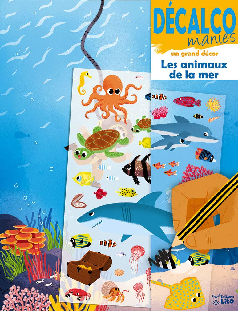 DECALCO LES ANIMAUX DE LA MER