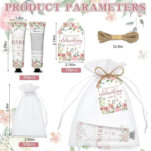 Miniatura 2 de 50 juegos de crema de manos para bebés, regalos para baby shower, regalos para invitados, boda, despedida de soltera, crema de manos para