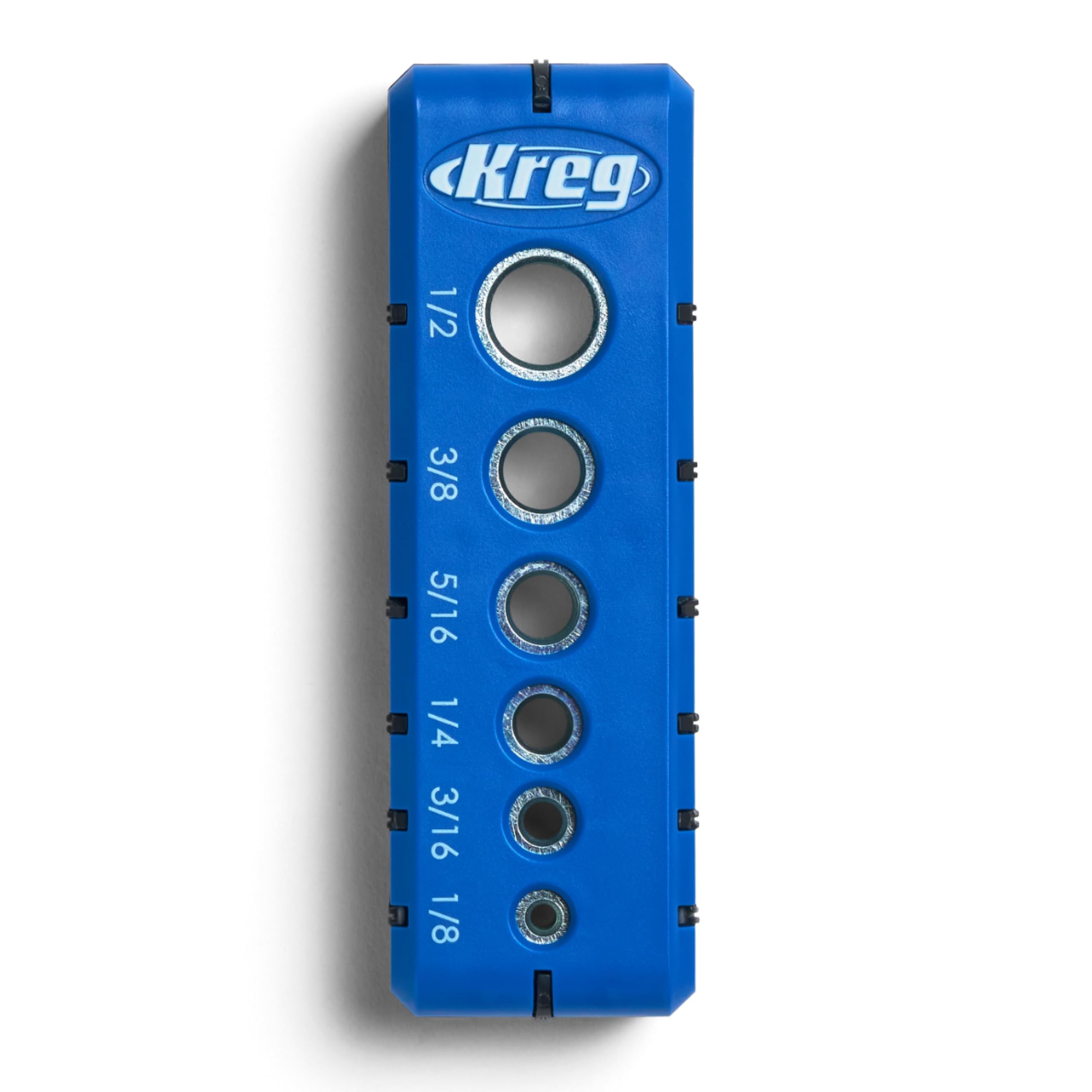 Kreg Portable Drilling Guide - 6 Hardened Drill Guides for Carpentry - Craftsman Tool Accessory