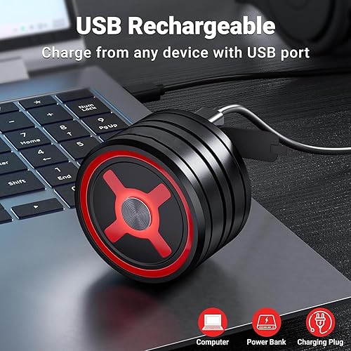 Miniatura 4 de Intelligent Bikes Tail Light Led Warning Flashlight Cycling Brake Taillight Sensing Bicycles Rear Enduring Brake Sensing Bike Rear for Road Cycling