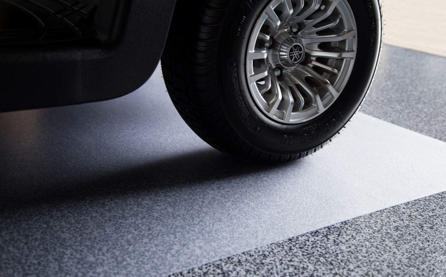 G-Floor Vinyl Golf Cart Parking Mat with Ceramic Surface Texture - Durable Pad Protects Your Floor