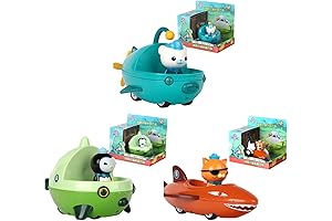 Octonauts GUP-B Ultimate Pull-Back Rescues Vehicle Set