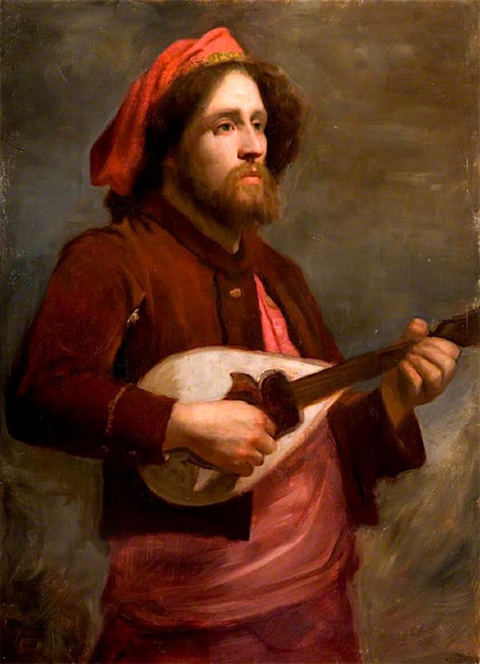 Le ménestrel errant de George Frederic Watts affiche artistique grand format pour salon - 5