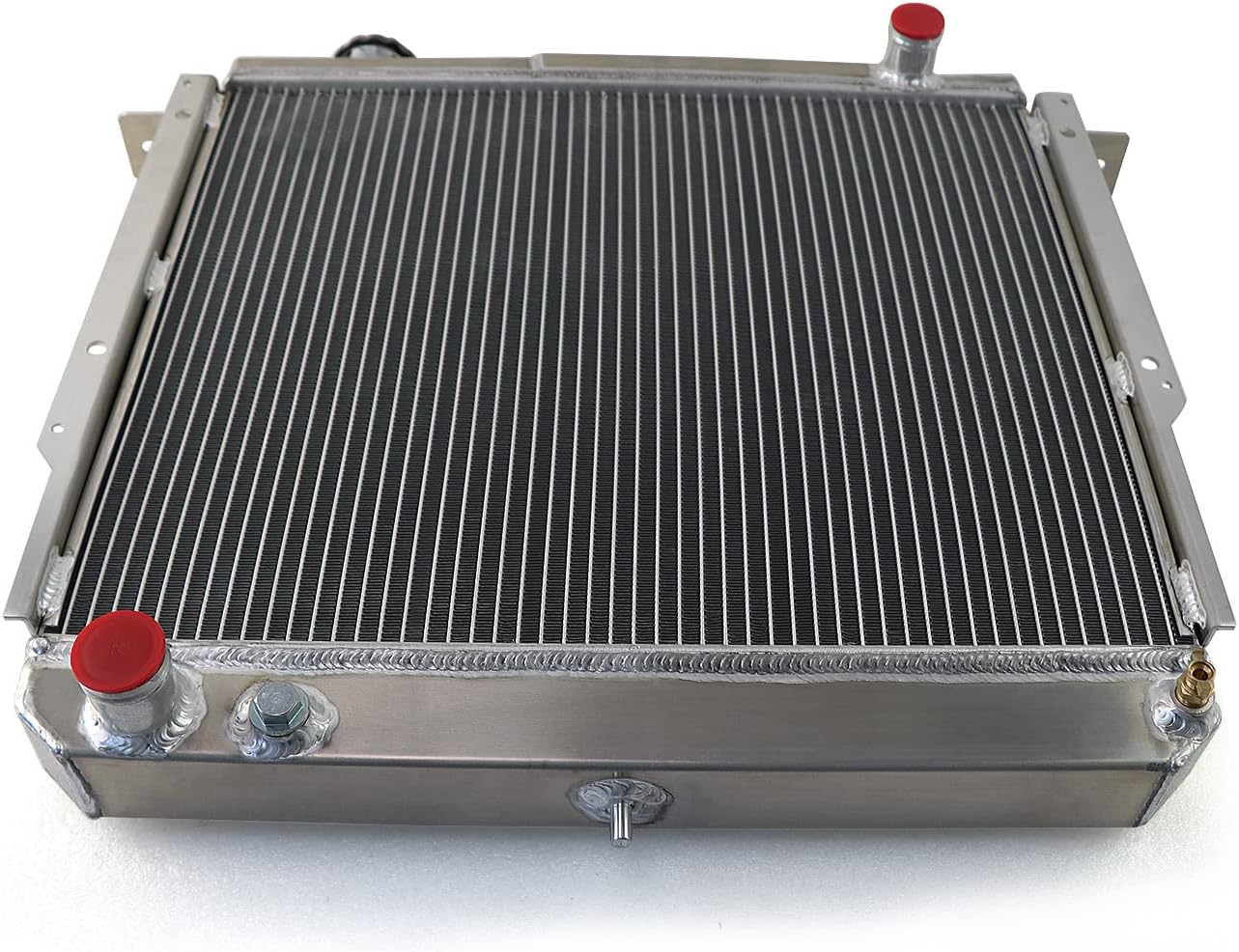 CU871 Aluminum Radiators Replacement for 1986-1992 Jeep Cherokee Wagoneer Comanche Pickup Truck 2.5 2.8 V6 3 Row Core Radiator Radiador 1987 1988 1989 1990 1991