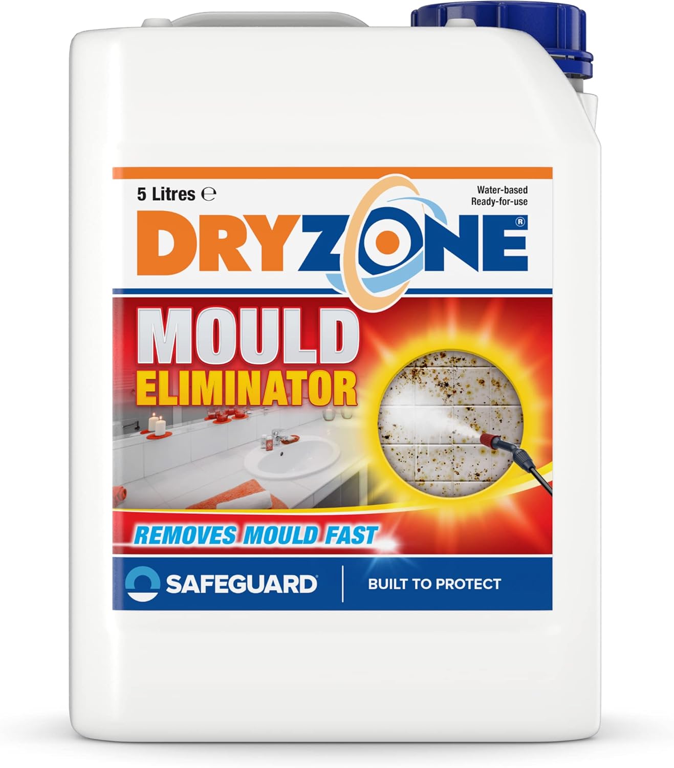 Dryzone Mould Remover (5L) Scrub‑Free Formula – Eliminates Mould & Mildew Immediately