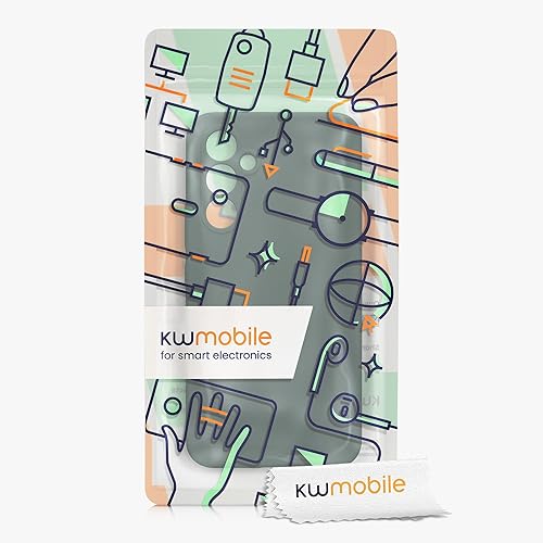 Miniatura 7 de kwmobile Funda compatible con Samsung Galaxy A54 5G - Funda delgada de silicona TPU - Acabado suave al tacto - Azul Verde