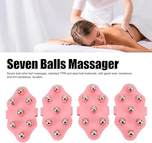 Miniatura 7 de 4 guantes de masaje en forma de palma, masajeador manual con 7 bolas magnéticas de 360 grados, masaje de manos en forma de palma, herramienta de