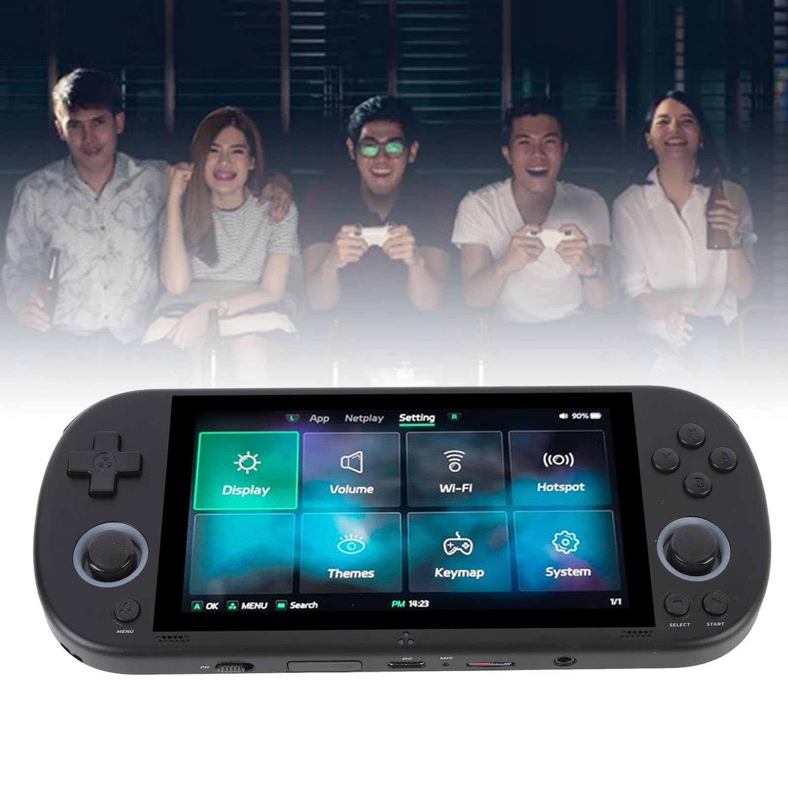 Console di Gioco retrò Portatile, Schermo IPS da 4,96 Pollici 720x1280 28 Emulatori Batteria da 5000 MAh, con Lettore Multimediale Moonlight Lettore di Schede USB per (#3)