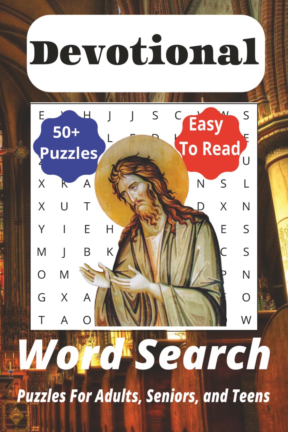Devotional Word Search Puzzle Book: Word Searches with Easy-to-Read Print about Devotion, Faith, Bible, Church, and More | 6x9 inches, 110 pages | 50+ ... for Celebrations, Christmas, and Holidays.
