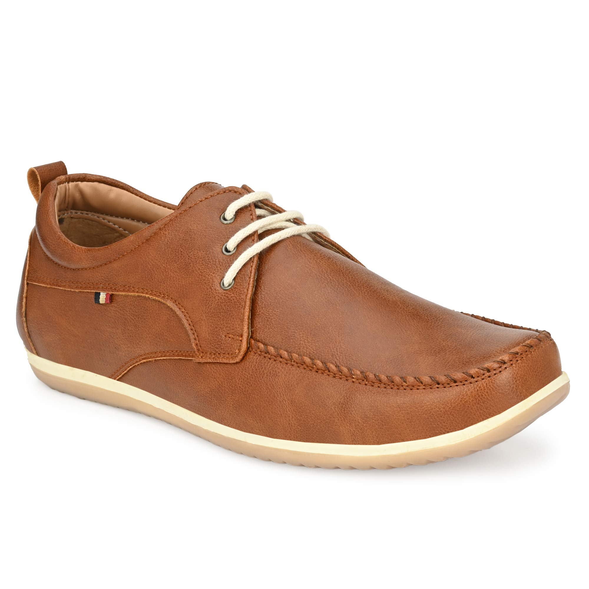 Toro Blu Basics Mens Tan Casual Office Lace Up Shoes -10uk (B08MV268PX) Amazon Price History, Amazon Price Tracker