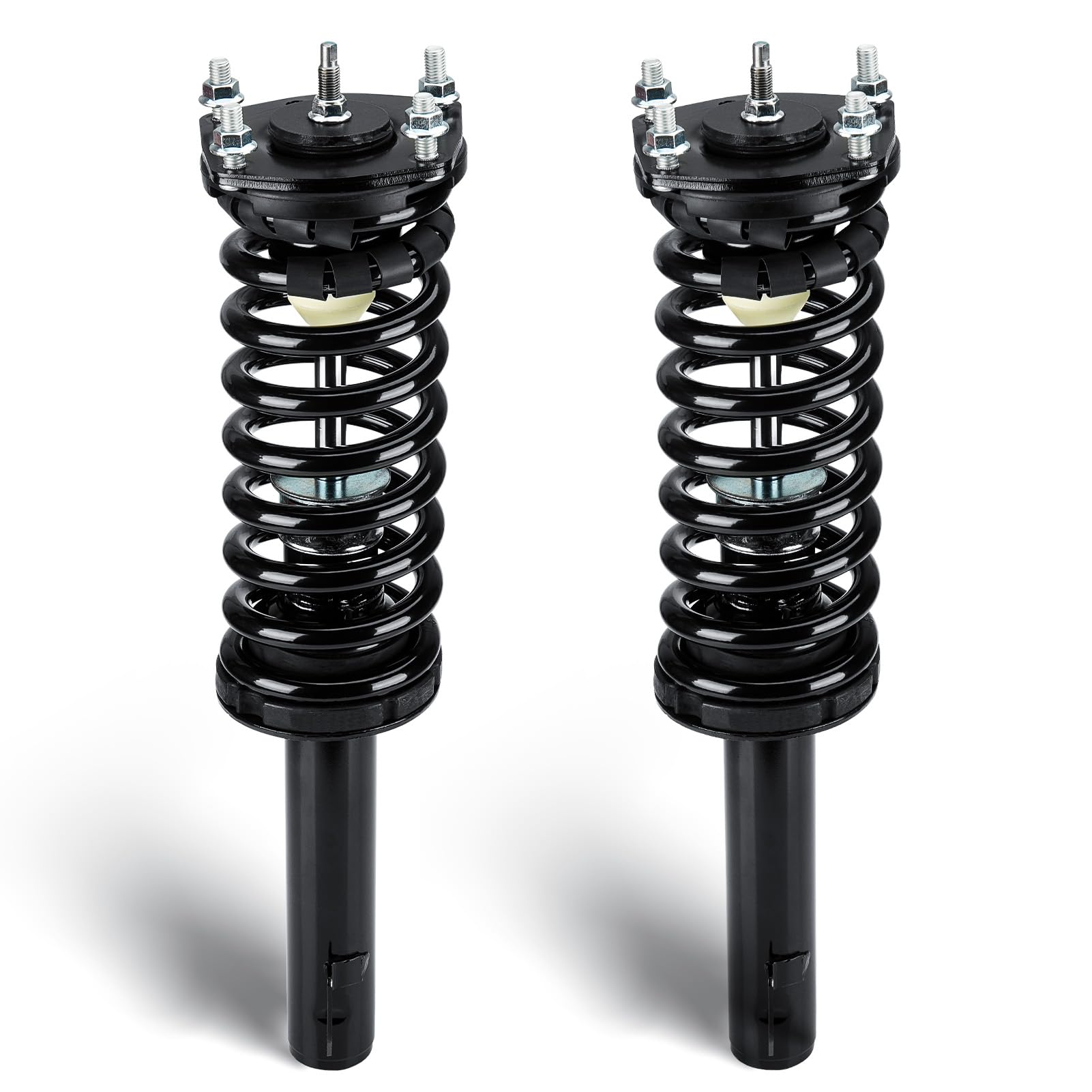 Front Struts Assembly w/Coil Spring Complete Shock Absorber Fit for Jeep Commander 2006-2010, for Grand Cherokee 2005-2010, Replace for 171377L 171377R