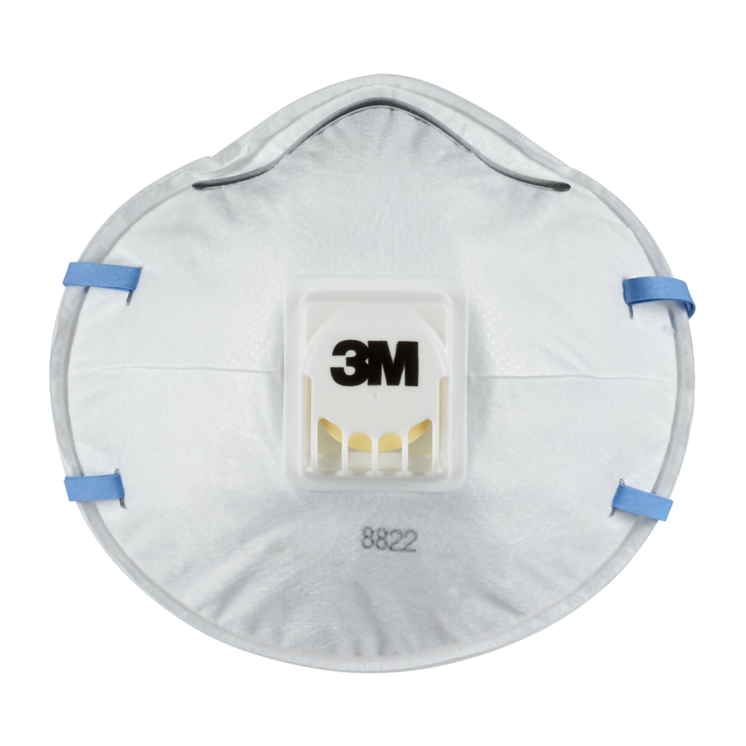 3M 8822 FFP2 Respirator, Valved FFP2 Mask for Hand and Power Tool Work, 5 Pack