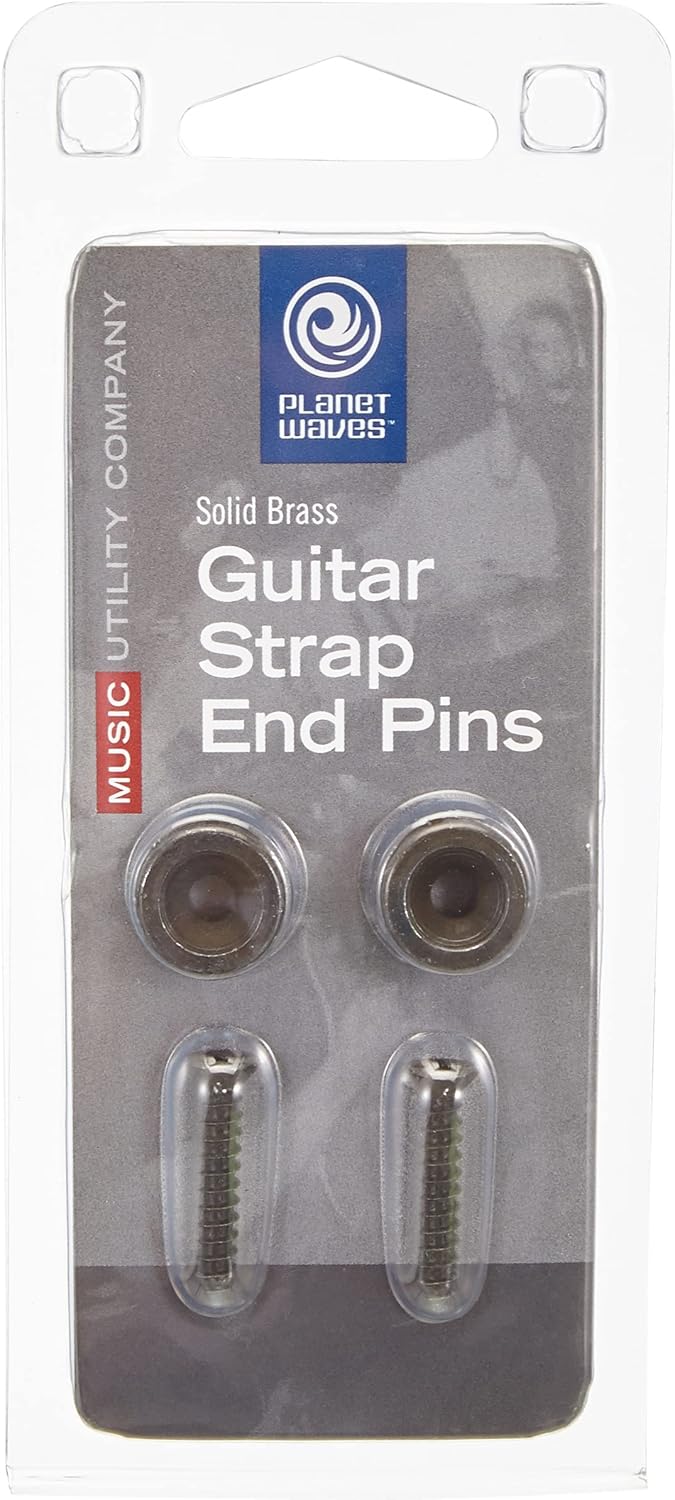 Amazon D'Addario ダダリオ ストラップエンドピン Solid Brass Guitar Strap End Pin