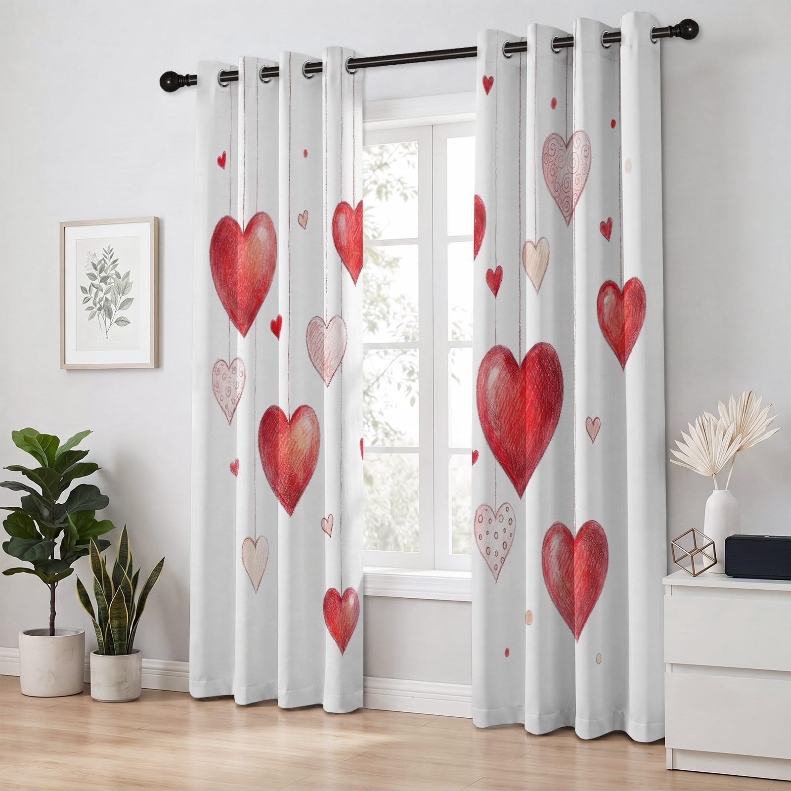Tende oscuranti moderne, 138 x 117 cm (altezza x larghezza), set da 2 pezzi
