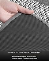 Vista 4 de PADOOR Juego de 2 alfombras de cocina antideslizantes, alfombras extragrandes de 2.5 x 6 pies + 20 x 32 pulgadas para suelo de cocina