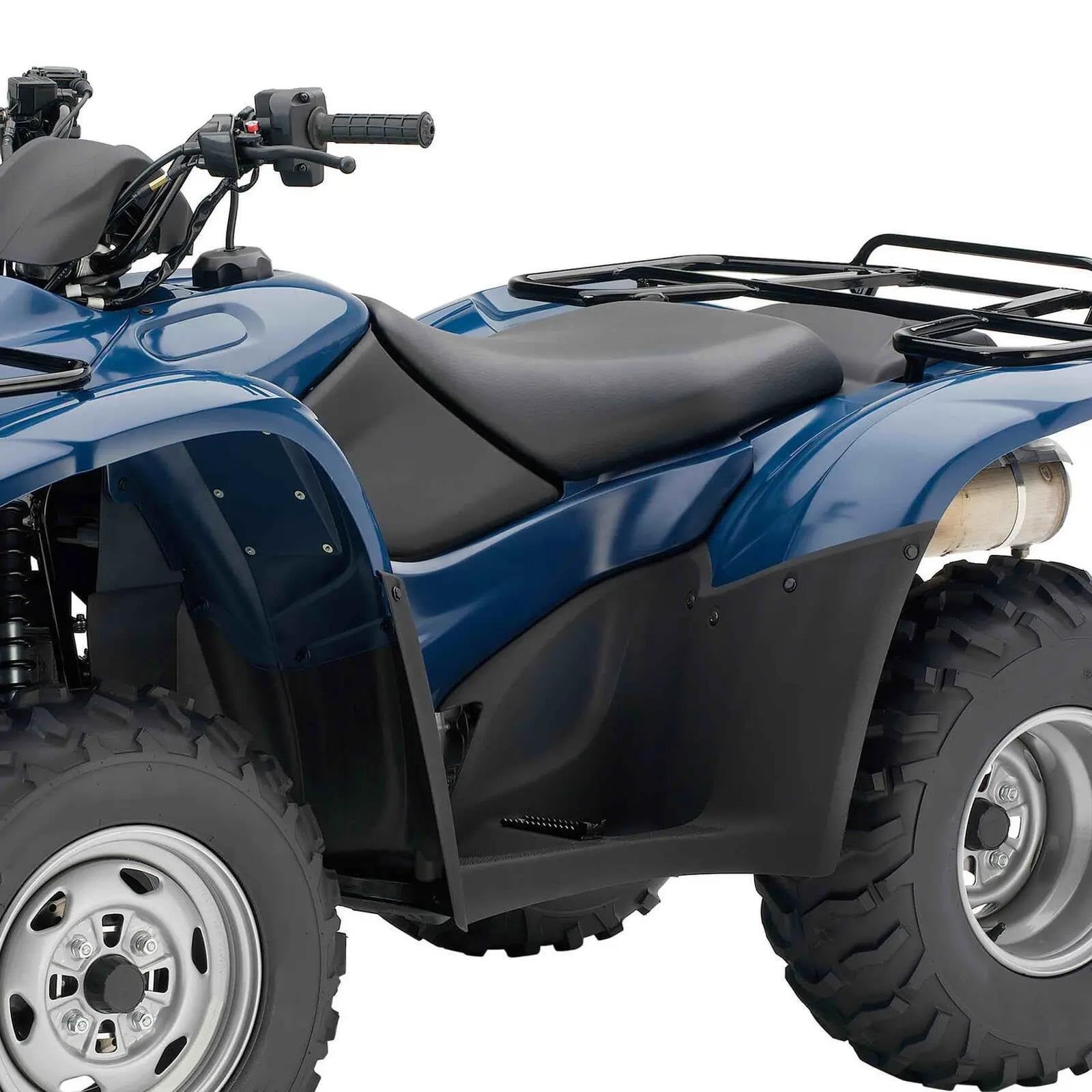 Housse de coussin de siège moto finition premium noire pour Rancher 420