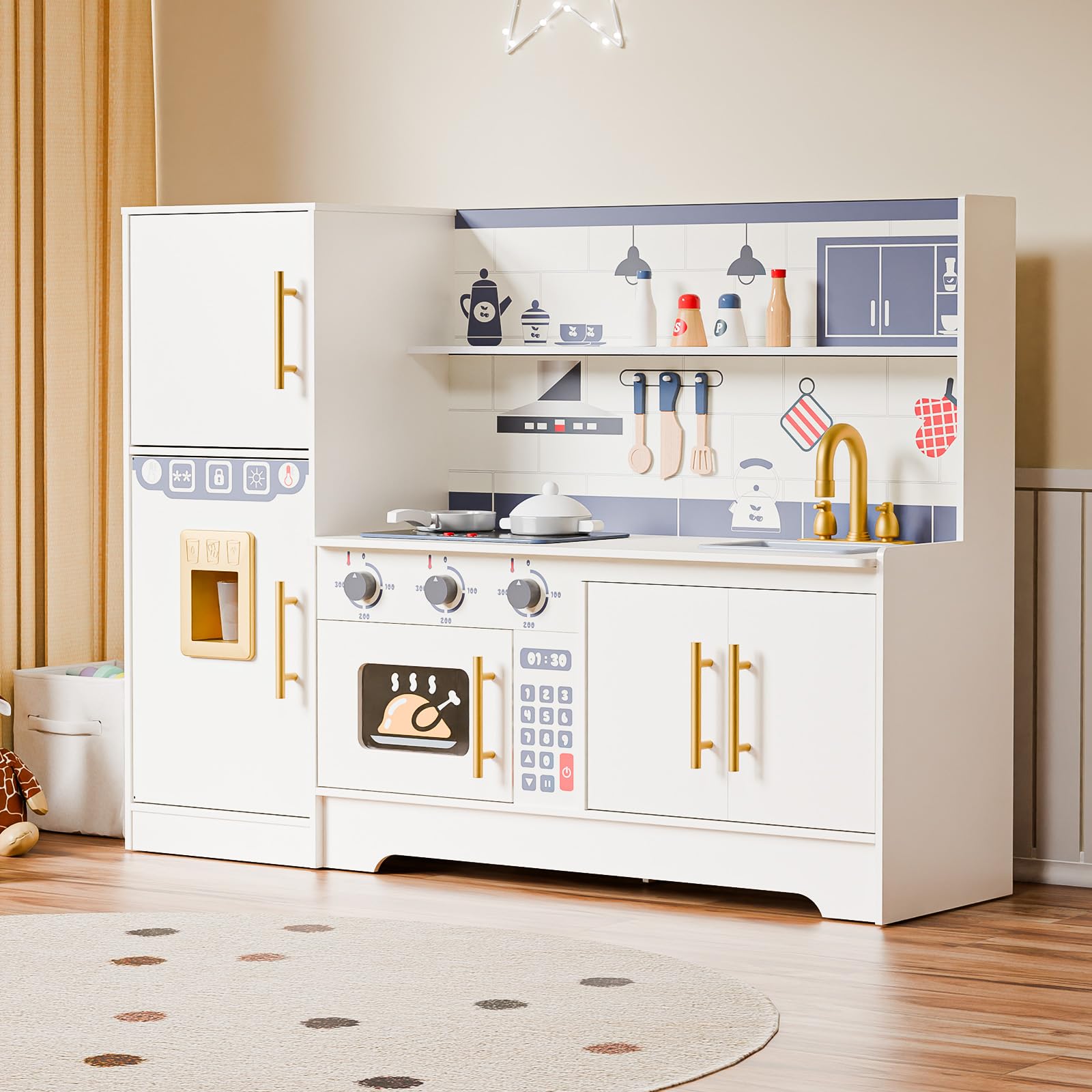その他 MODERN KITCHEN CHILDREN PLAY HOUSE Amazon.com: JOYMOR Kids Wooden Play Kitchen Sets, New Modern