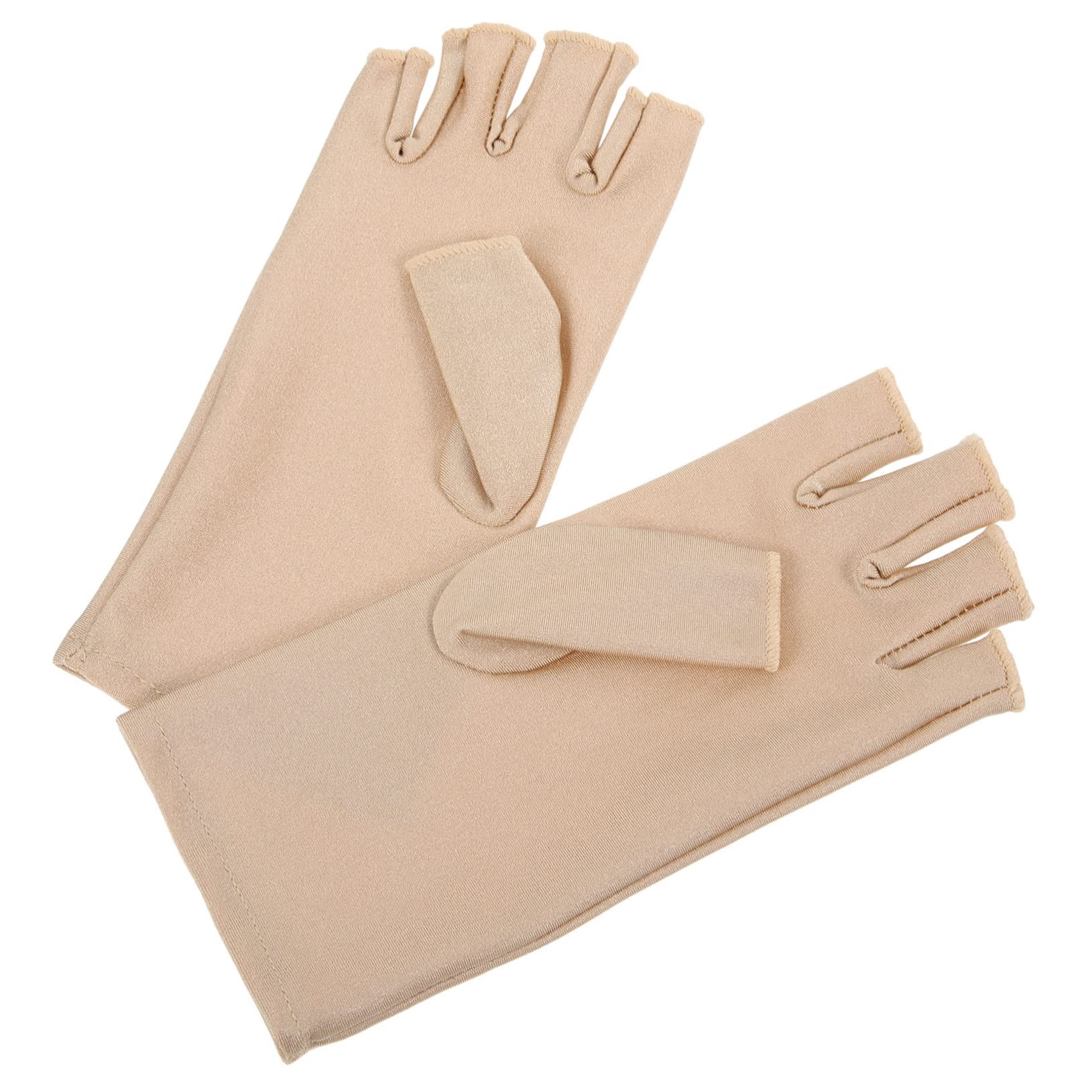 PartyKindom 1Pair Women Fingerless UV Protection Gloves Lightweight Sun Blocking Gloves for Outdoor Activities Cycling Driving and Fishing Breathable and Comfortable Design