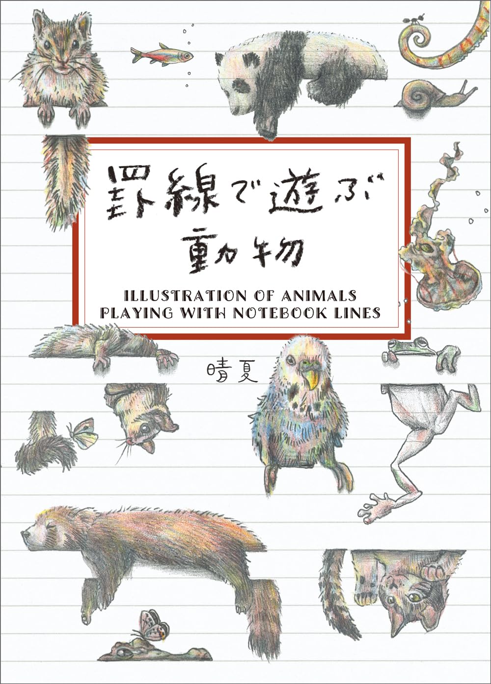 罫線で遊ぶ動物 | 晴夏 |本 | 通販 | Amazon