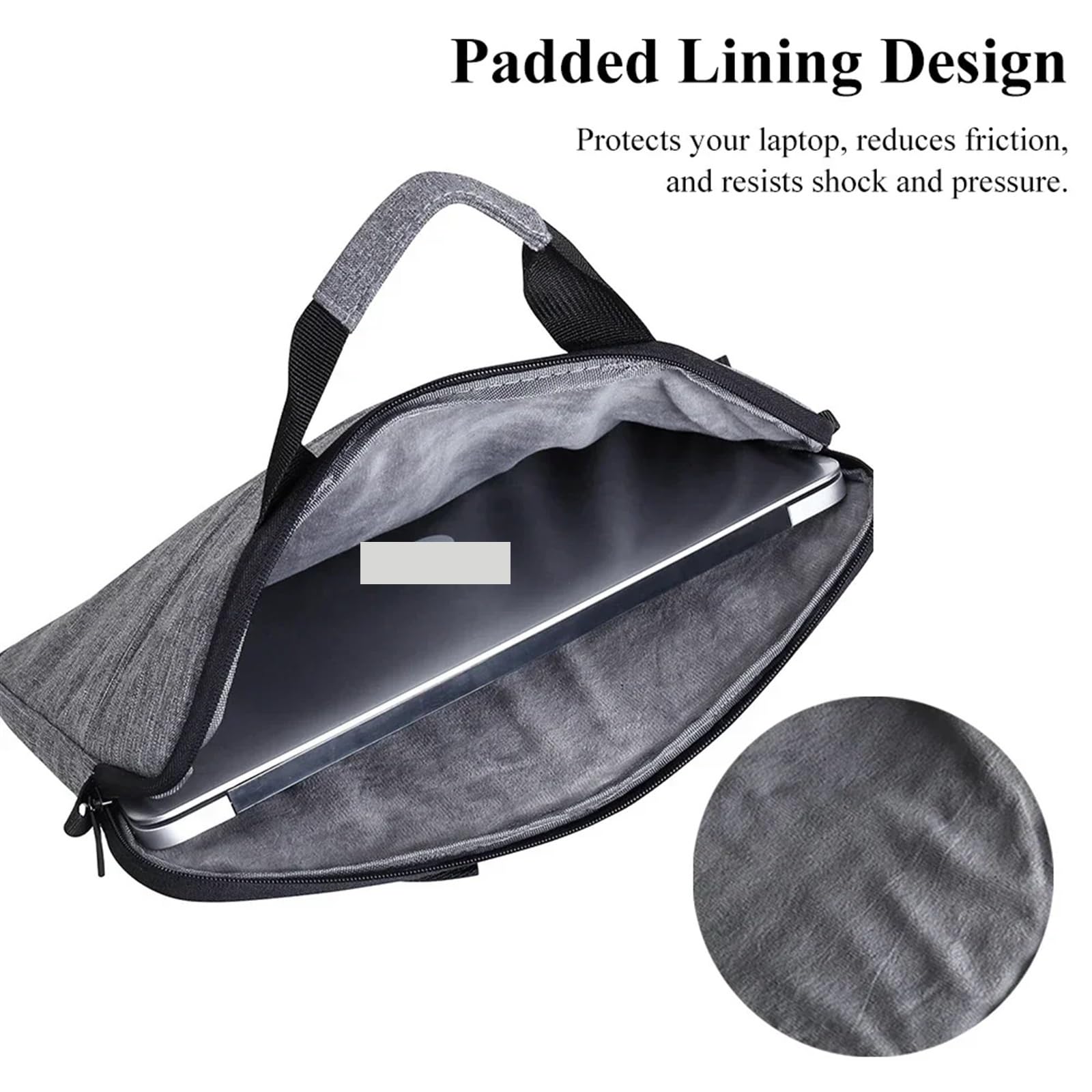 Borsa Per Computer Borse for laptop Custodia da trasporto for laptop da 13-15 pollici e tablet Tracolla in tessuto idrorepellente Business Casual School Per Viaggio, Lavoro