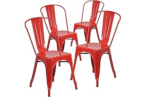 Flash Furniture Luke Commercial Grade Stackable Chair