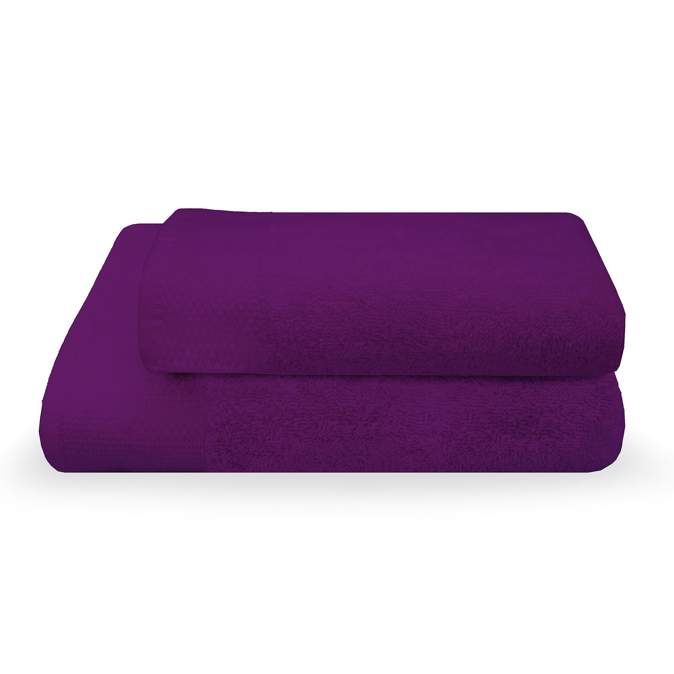 Set Di 2 Asciugamani Ospiti 40x60 Cm - 100% Cotone Spugna, Per Hotel, SPA E B&amp;B, Alta Assorbenza