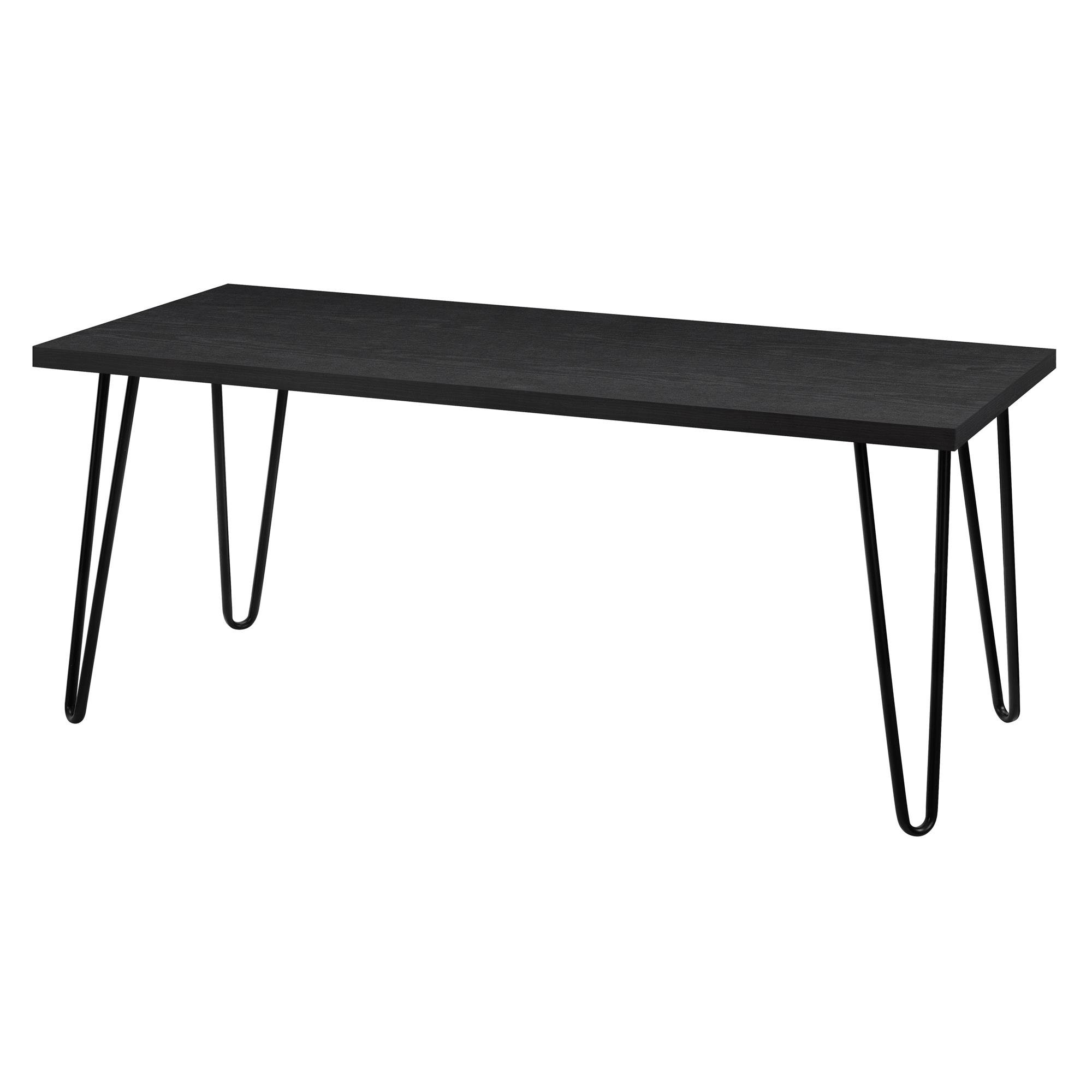 Rackhams Black Owen Retro Coffee Table In Oak Look