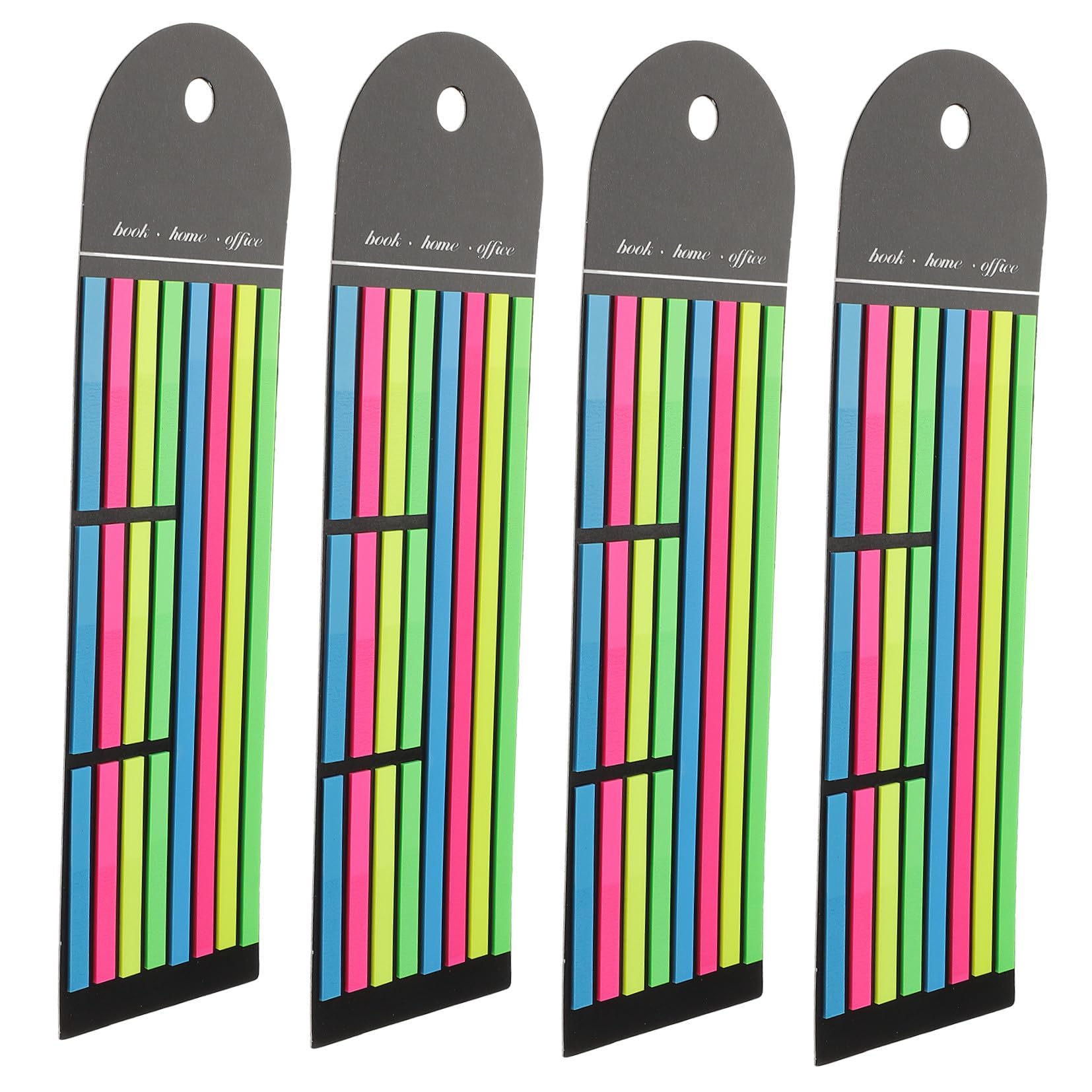 TEHAUX 20pezzi Adesive Per Marcatura Pagine Indicatori Fluorescenti Per e Lunghi Per e