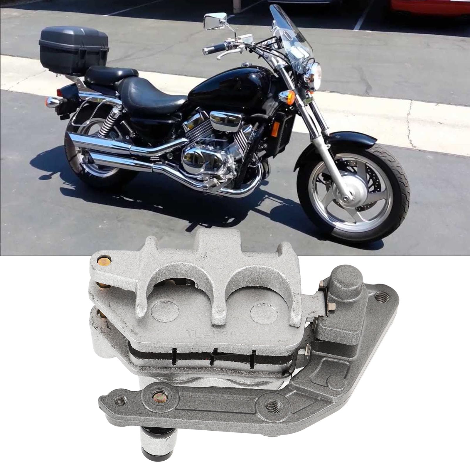 Pinza Freno Anteriore 45150 MZ8 U41 Pinza Freno in Metallo Ad Alta Resistenza per Moto per VF750C CD 750 CD Shadow VLX 600 Shadow Aero 750