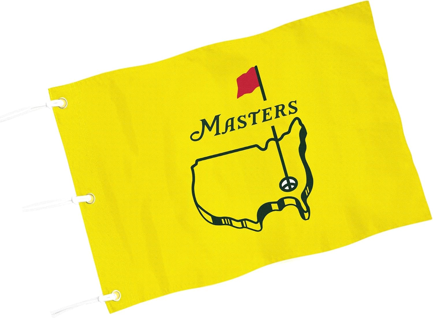 Major Golf Flag with Grommets, Double-Side Printed Flag, 420D Nylon Golf Pin Flags, Putting Green Flags for Golf Course Driving Range Collection, 14" H x 20" L, Yellow