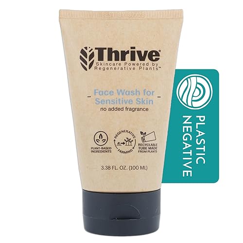 Thrive Natural Face Wash para hombres  Limpiador facial diario para hombres con ingredientes naturales prémium únicos para el cuidado de la piel de