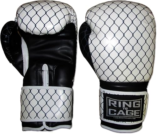 Jaula impresa Stand up guantes de boxeo, para MMA, boxeo, Muay Thai, Kickboxing Jaula impresa Stand up guantes de boxeo, para MMA, boxeo, Muay Thai, Kickboxing