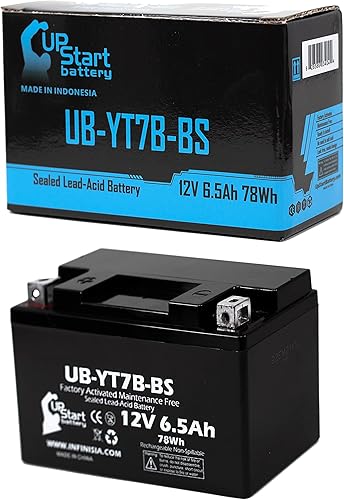 Reemplazo para 2012 Ducati 1199 Panigale 1199CC activado de fábrica, sin mantenimiento, batería de motocicleta - 12V, 6Ah, UB-YT7B-BS