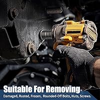 Vista 3 de Kit extractor de pernos mejorado, juego de dados extractores de pernos pelados de 32 piezas, removedor de pernos redondeados, extractor de tuercas