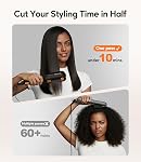 Terviiix 2 Inch Wide Ceramic Flat Iron for Thick Curly Natural Hair - Tourmaline Straightener, 30s Heat Up, 150C to 230C Adjustable, Dual Voltage for Travel, Auto Shut Off | For Thick, 4C Natural, Coarse & Curly Hair, 30s Fast Heat, 300-450°F Adjusta