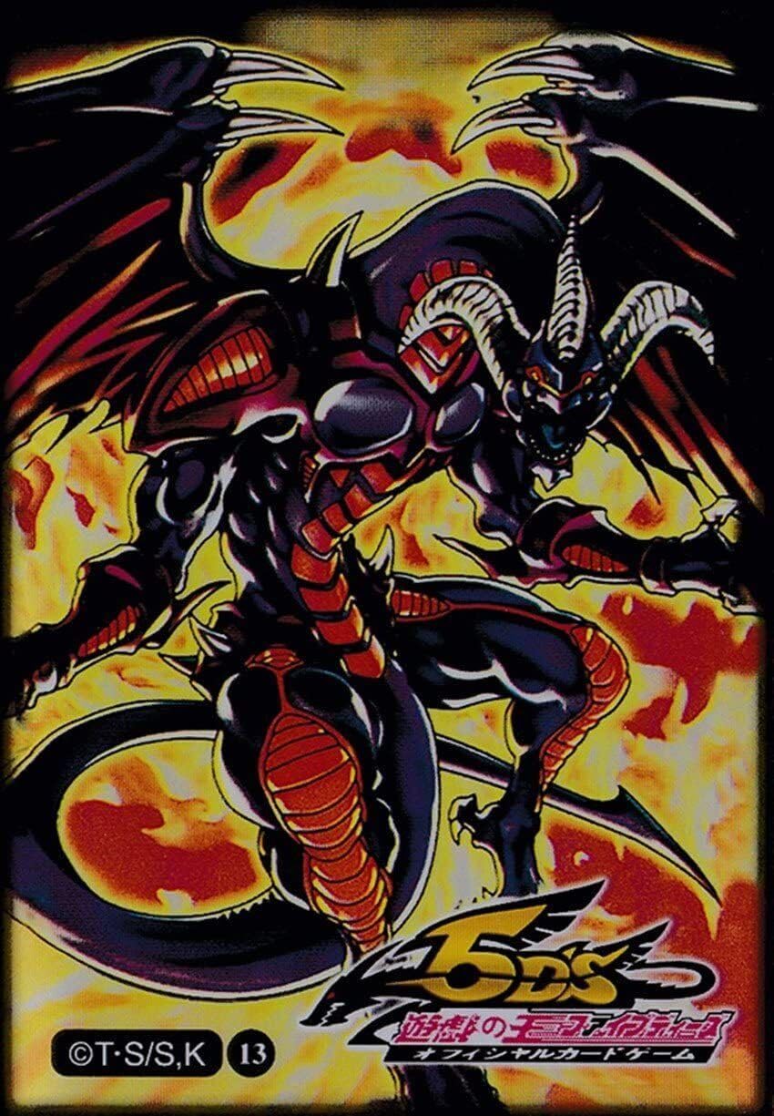 (100) Small Card Duelist Card Protecter Red Dragon Archfiend Dragon Card Sleeves 100 Pieces 63 * 90mm