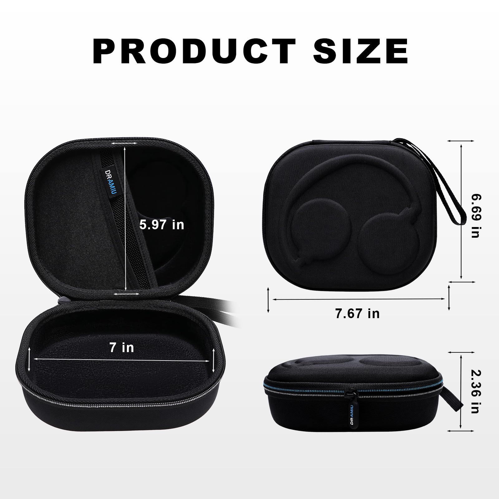 Amazon.com: DR·AMIU Hard Case Compatible with Skullcandy Crusher