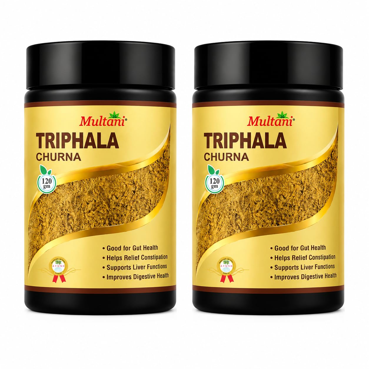 Multani Triphala Churna (120gm) | Ayurvedic Digestive & Constipation Relief Powder | Natural Blood Purifier — Amazon image 8