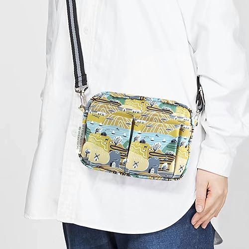 Miniatura 6 de qianshan Organizador de cartera multifuncional, estuche impermeable con cremallera, estuche de almacenamiento de suministros para diarios pequeños