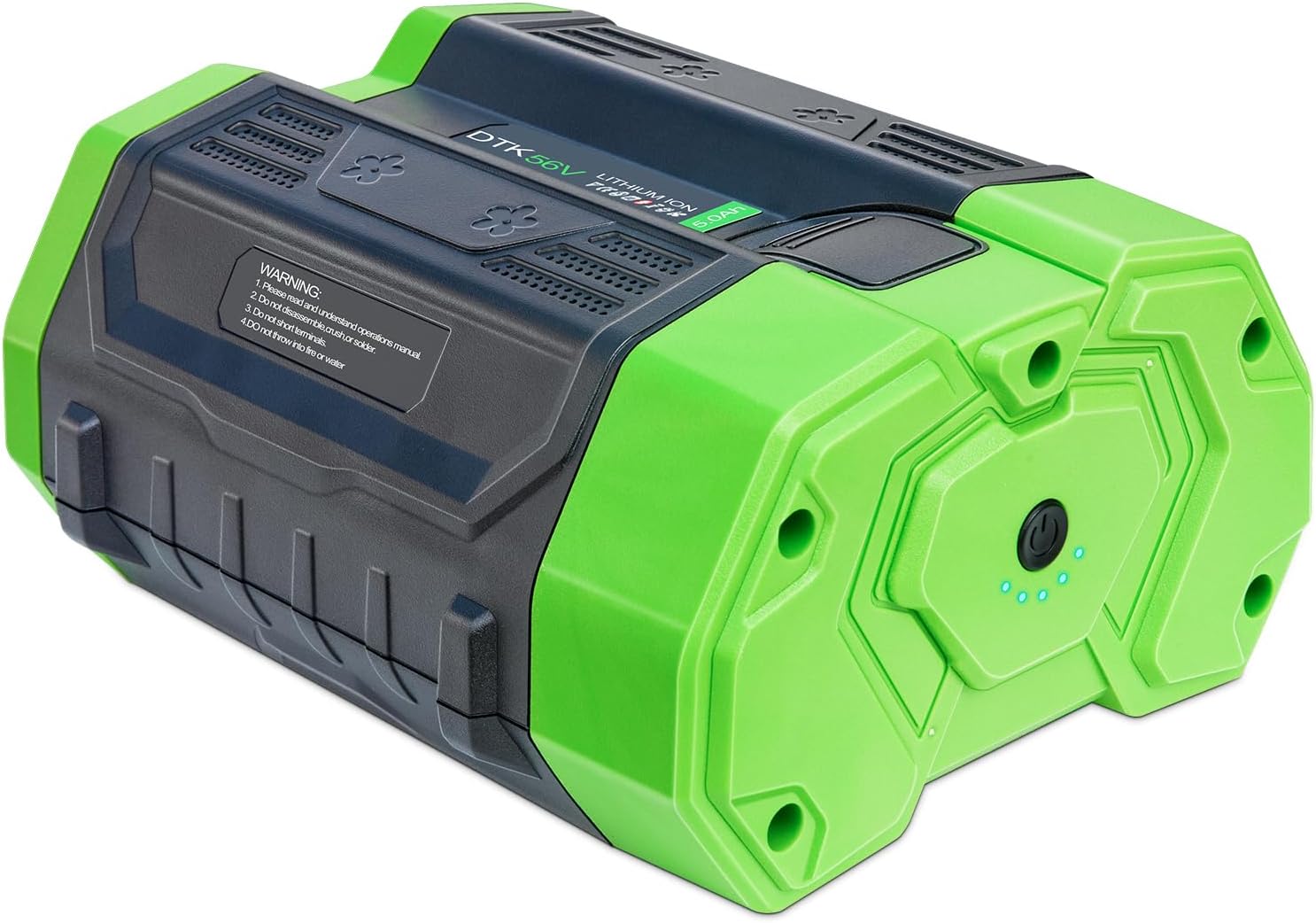 DTK 2 Packs 56V Battery Replacement for EGO 56V 5.0Ah Battery Compatible with BA2800 BA4200T BA4200 BA1400 BA2800T BA5600T Lithium Ion Batteries