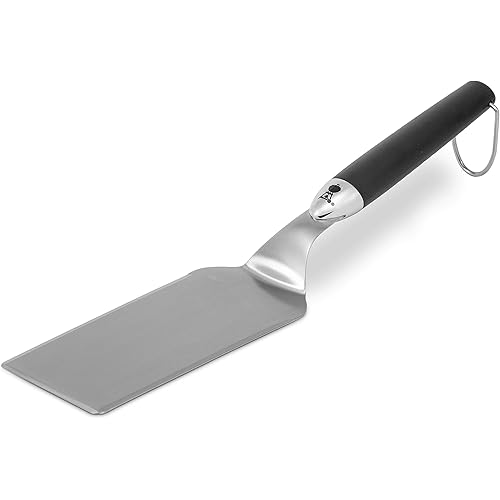 Weber 6206 Plancha Spatula, Stainless Steel and Black, 4.0 cm*6.5 cm*4.0 cm