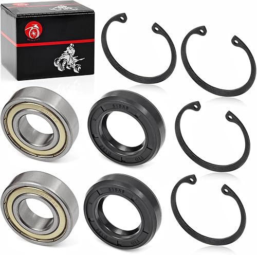 Miniatura 3 de Kit de clips de sello de cojinete de rueda trasera para carrito de golf Yamaha G2 G8 G9 G11 G14 G16 G20 G21 G22 1985-2007