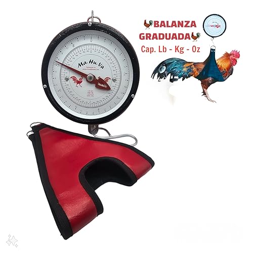 Miniatura 3 de Báscula colgante con bolsa de apoyo para pesar gallos - Báscula graduada para pesar gallos Bascula Graduada para pesar Aves