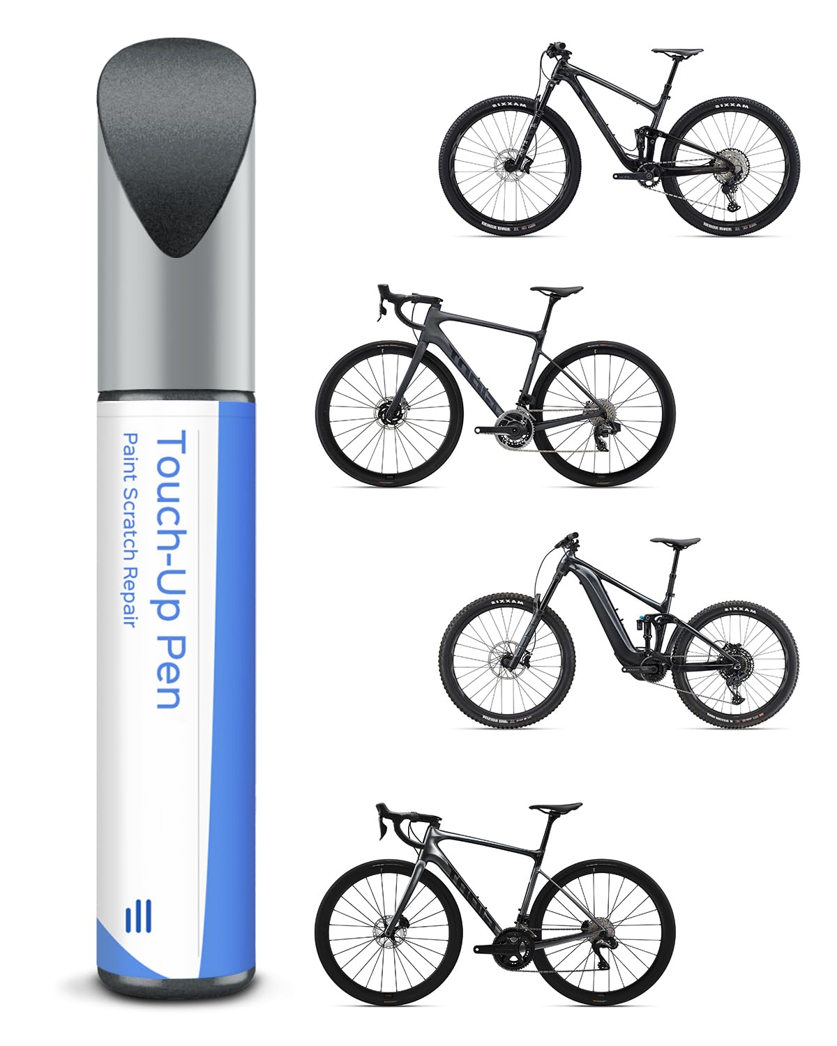 Pintura brillante en carbono para bicicleta - Reparador de pintura para Giant, use lápiz de pintura para metal y plástico - Pintura para bicicleta de alta cobertura — view 15